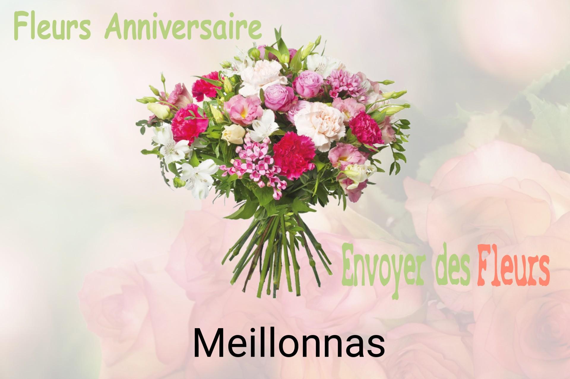 Bouquet de fleurs d’anniversaire livré à Meillonnas