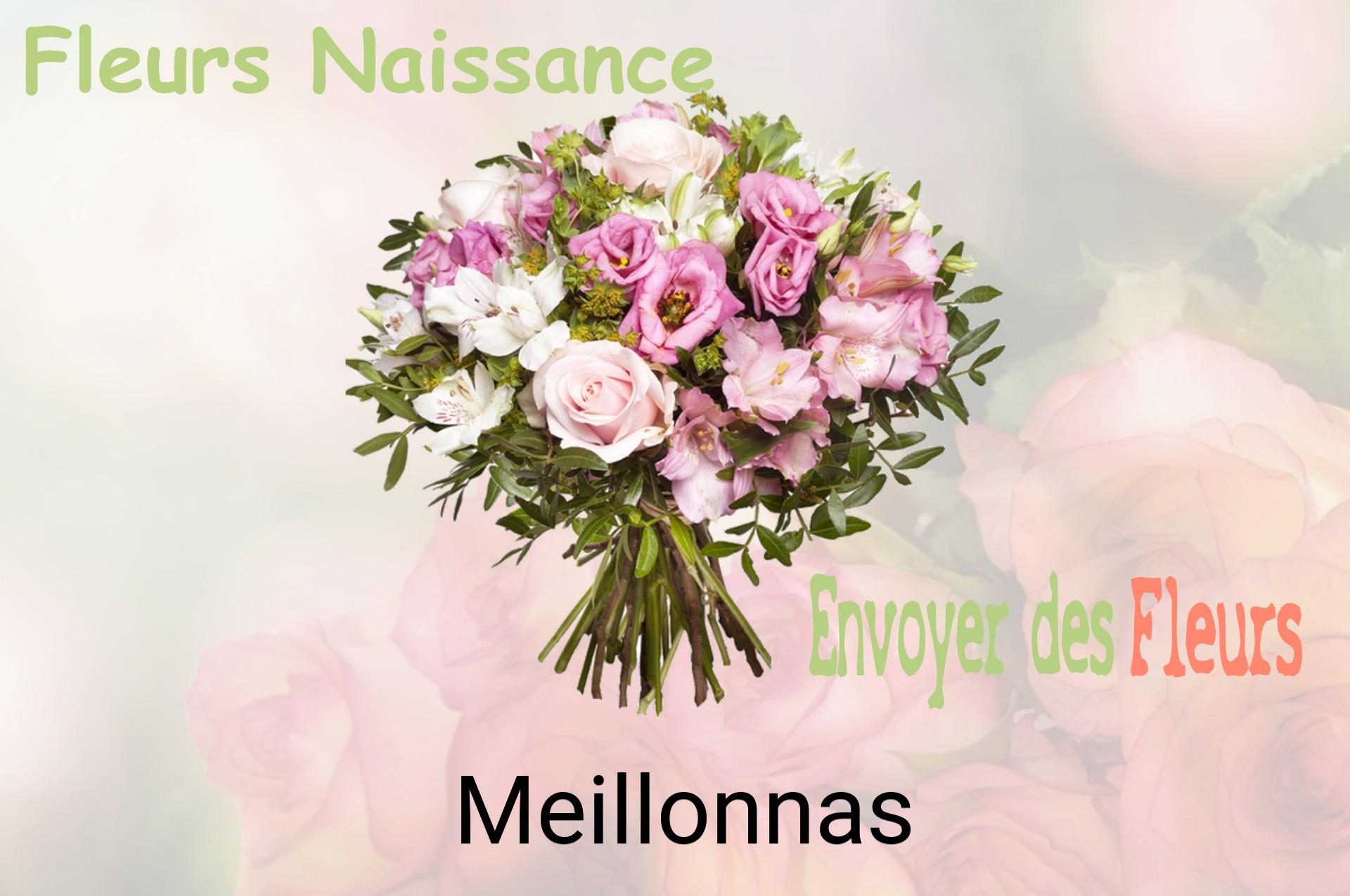 Bouquet de fleurs de naissance livré à Meillonnas
